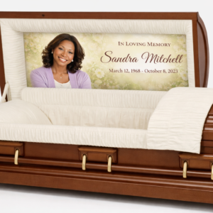 Half - Custom Casket Panel Insert
