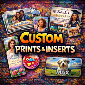Custom Prints & Inserts