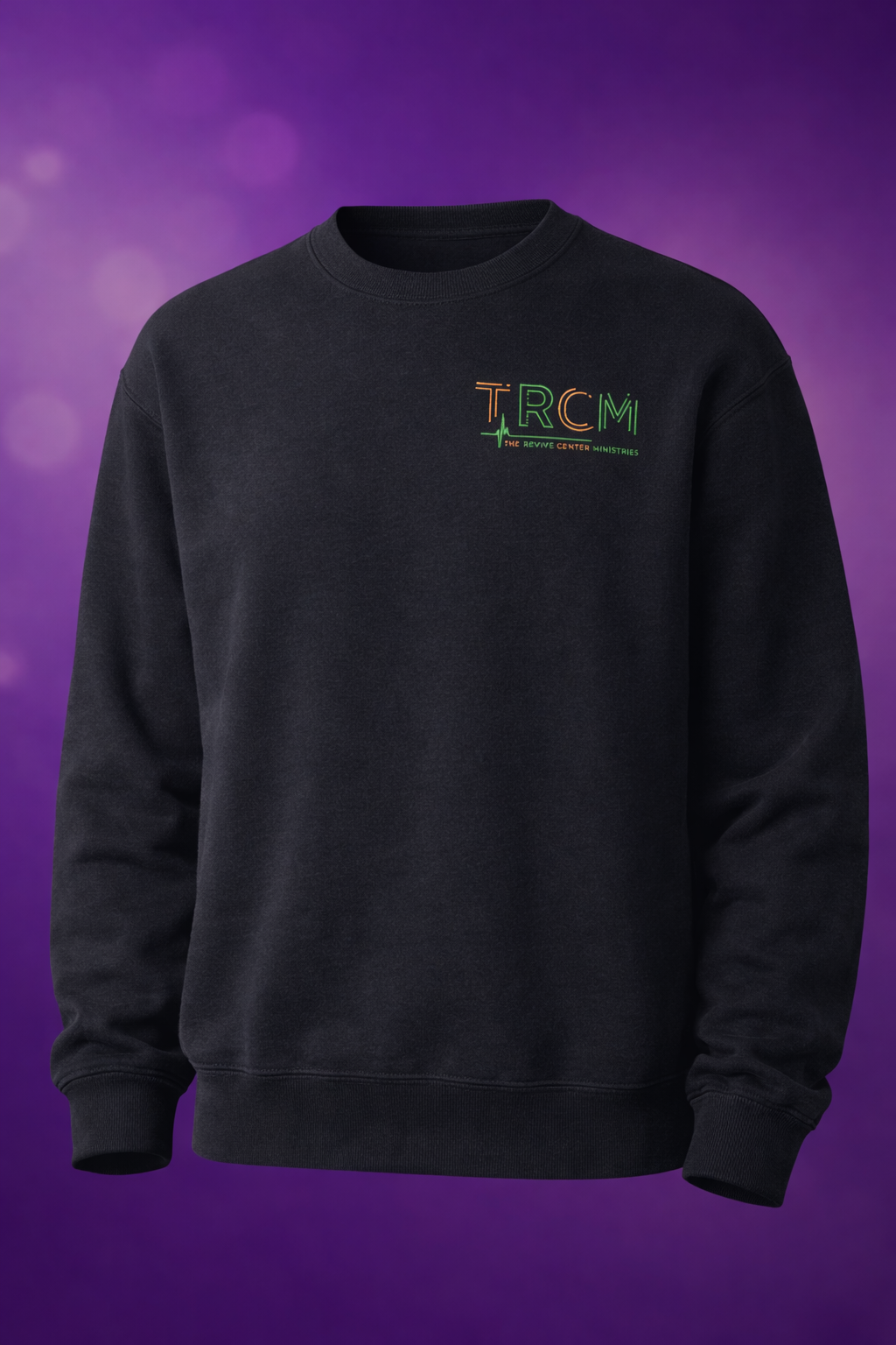 TRCM Crewneck Sweatshirt– Embroidered Chest Logo