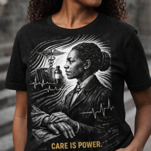 Rebecca Lee Crumpler “Care Is Power” Black History Shirt | Inspirational Heritage Tee