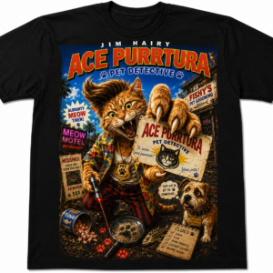 Ace Purrtura™ Pet Detective Cat Graphic Tee