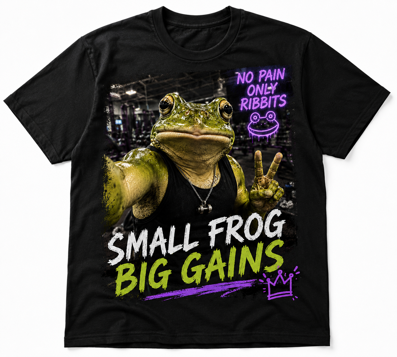 Small Frog Big Gains™ Gym Frog Tee