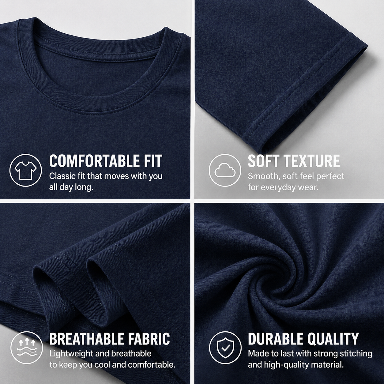 Custom Printed T-Shirt | Upload Your Design | Unisex Tee - Image 3