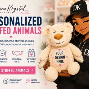 Personalized [Animal] | Custom Embroidered Keepsake Gift