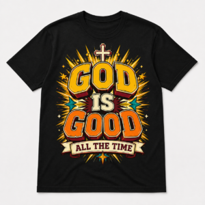 God Is Good All the Time Christian Graphic T-Shirt – Faith Tee