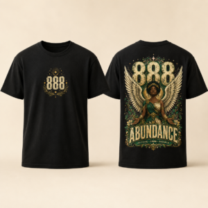 888 Abundance Angel Number T-Shirt – Spiritual Graphic Tee