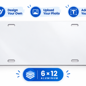 Design Your Own Custom Car Tag 6x12